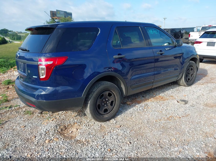 Vin: 1fm5k8arxdgc40726, lot: 45816632, ford utility police interceptor 20134