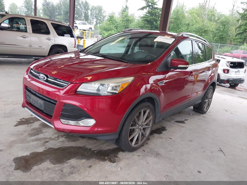 Vin: 1fmcu9j92euc04183, lot: 45816648, ford escape titanium 20142