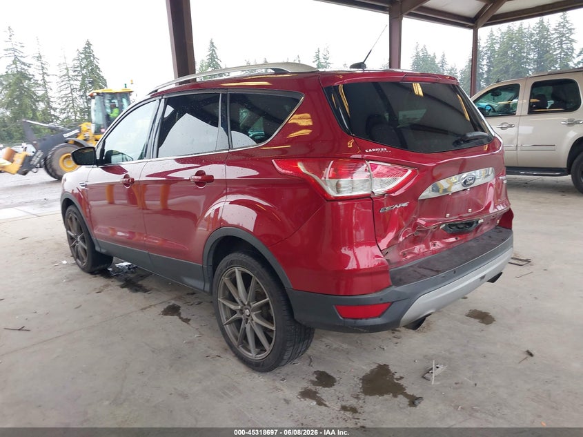 Vin: 1fmcu9j92euc04183, lot: 45816648, ford escape titanium 20143