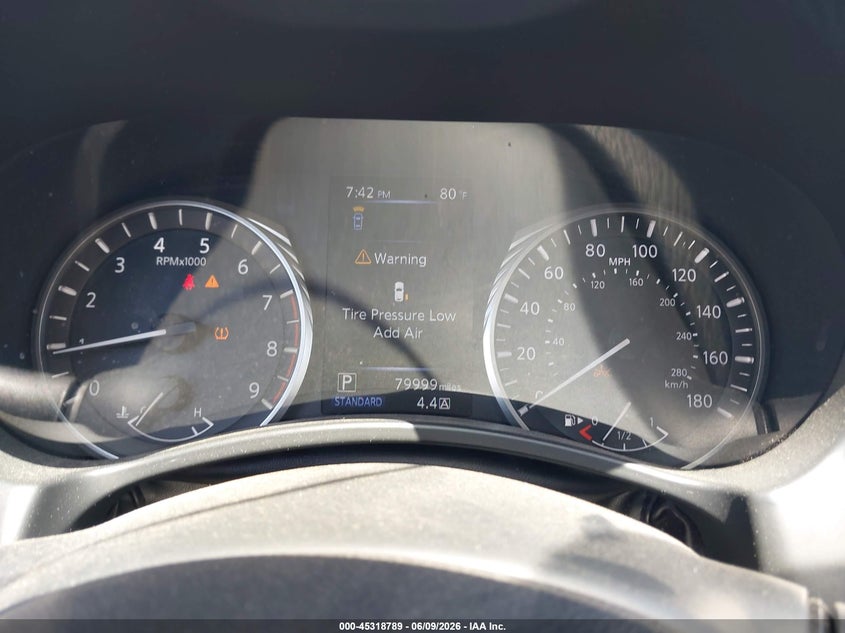 2020 Infiniti Q50 Luxe Awd VIN: JN1EV7AR7LM256214 Lot: 45318789