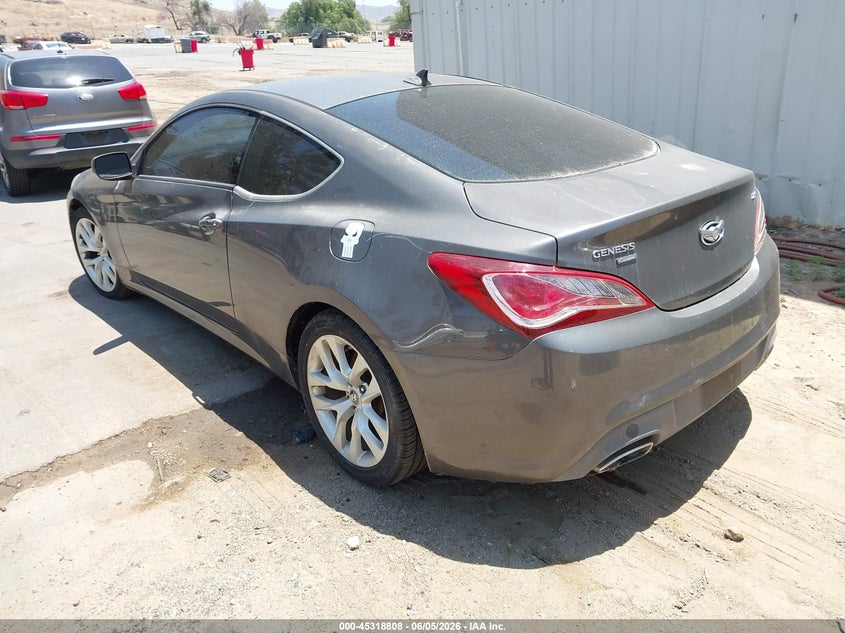 Vin: kmhht6kd9du080972, lot: 45816734, hyundai genesis 2.0t 20133
