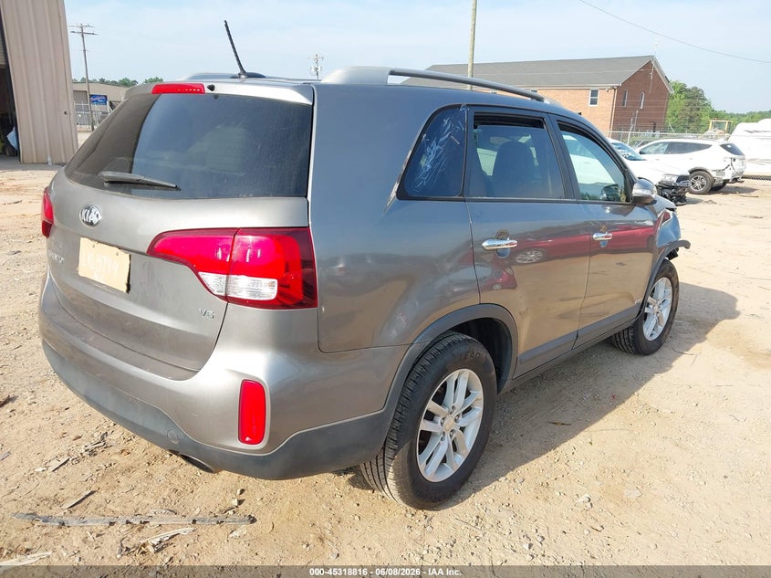 Vin: 5xyktda77fg608006, lot: 45816742, kia sorento lx v6 20154