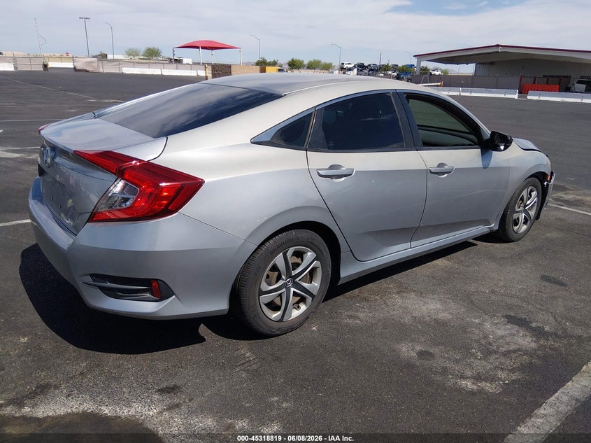 Vin: 19xfc2f58ge214459, lot: 45816745, honda civic lx 20164