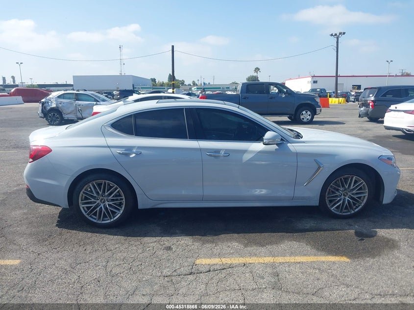 2021 Genesis G70 2.0T Rwd VIN: KMTG34LA2MU067068 Lot: 45318866
