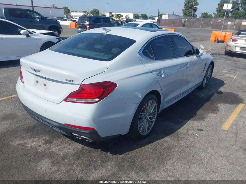 Vin: kmtg34la2mu067068, lot: 45816792, genesis g70 2.0t rwd 20214