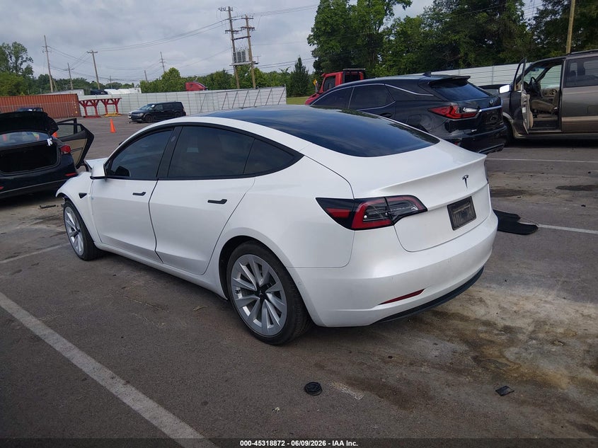 2021 TESLA MODEL 3 auction photo 3