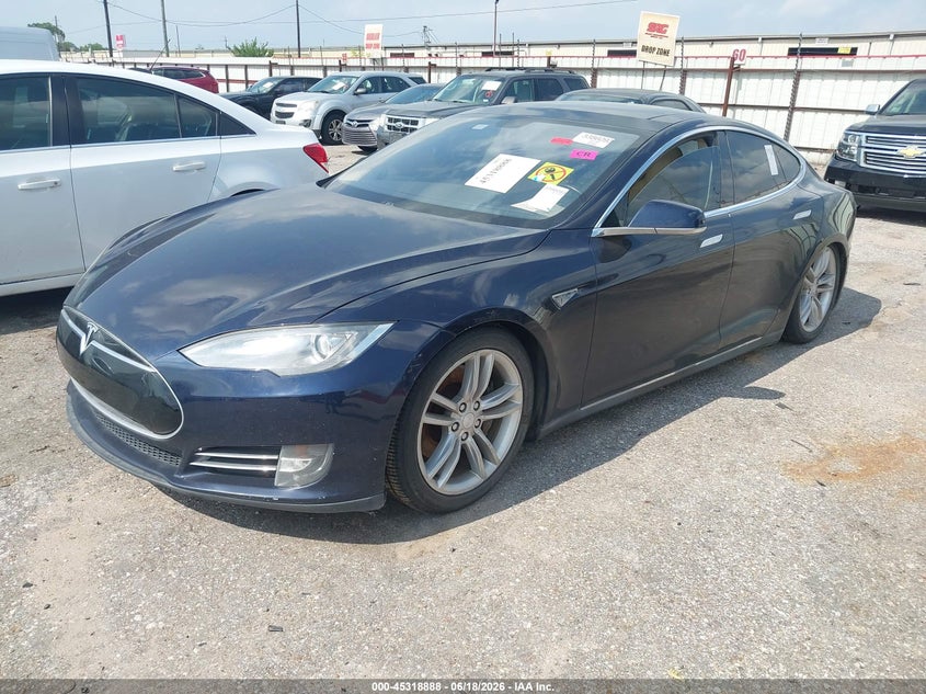 2012 TESLA MODEL S auction photo 2