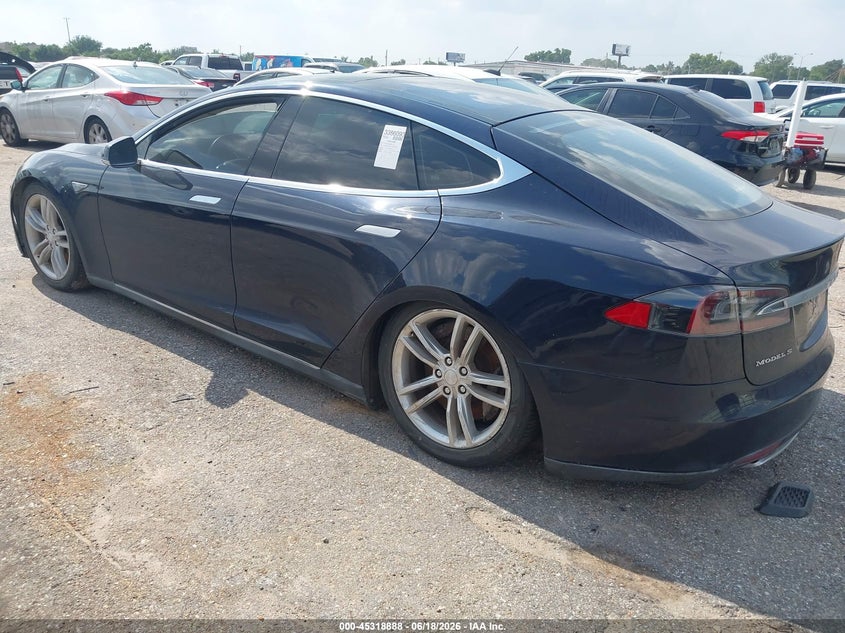 2012 TESLA MODEL S auction photo 3