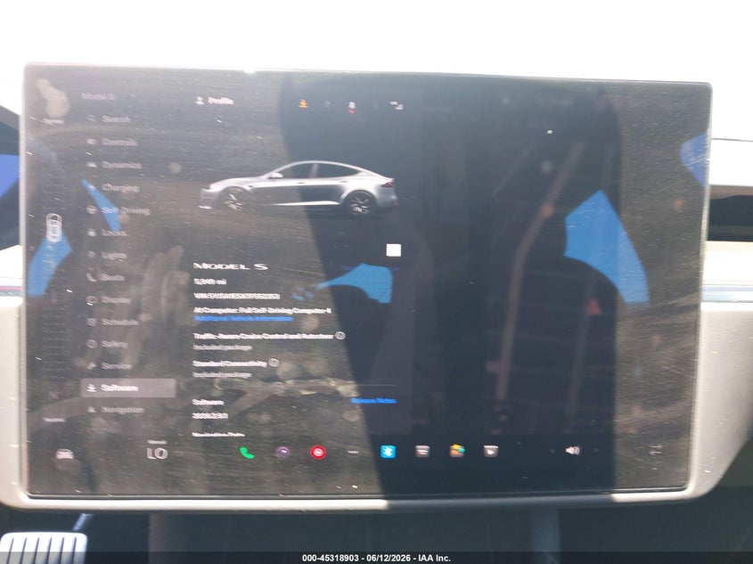 2026 Tesla Model S All-Wheel Drive VIN: 5YJSA1E5XTF552353 Lot: 45318903