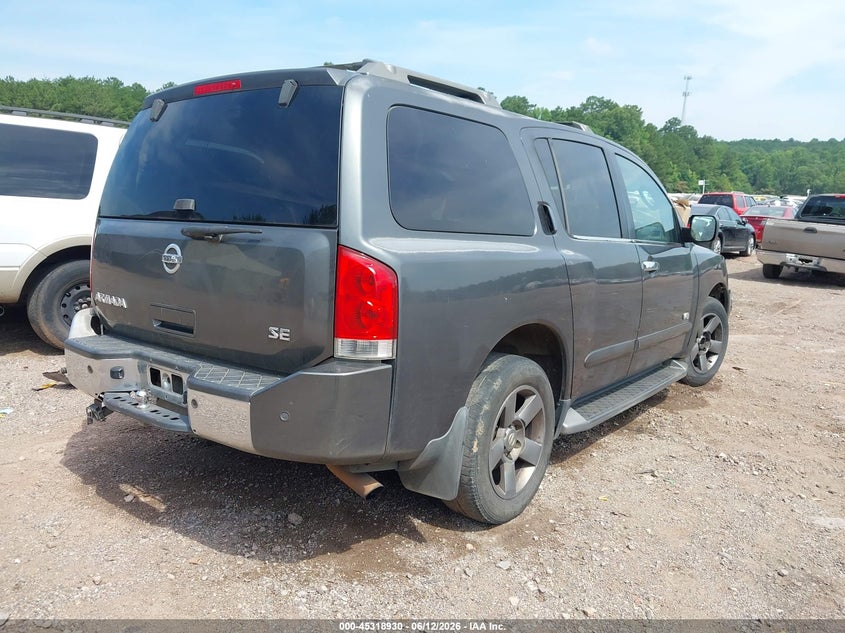 2005 Nissan Armada Se VIN: 5N1AA08AX5N719471 Lot: 45318930