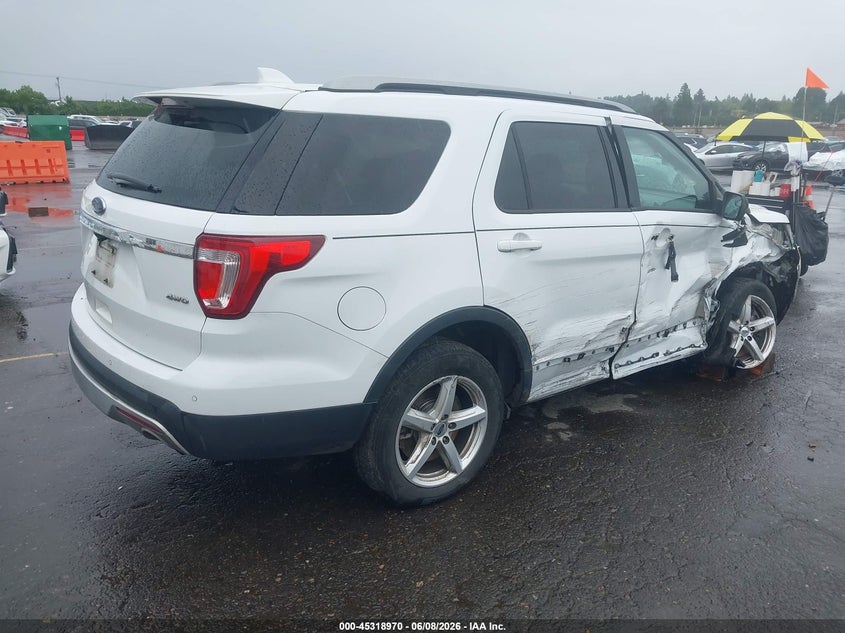 Vin: 1fm5k8d87hgc22354, lot: 45816903, ford explorer xlt 20174