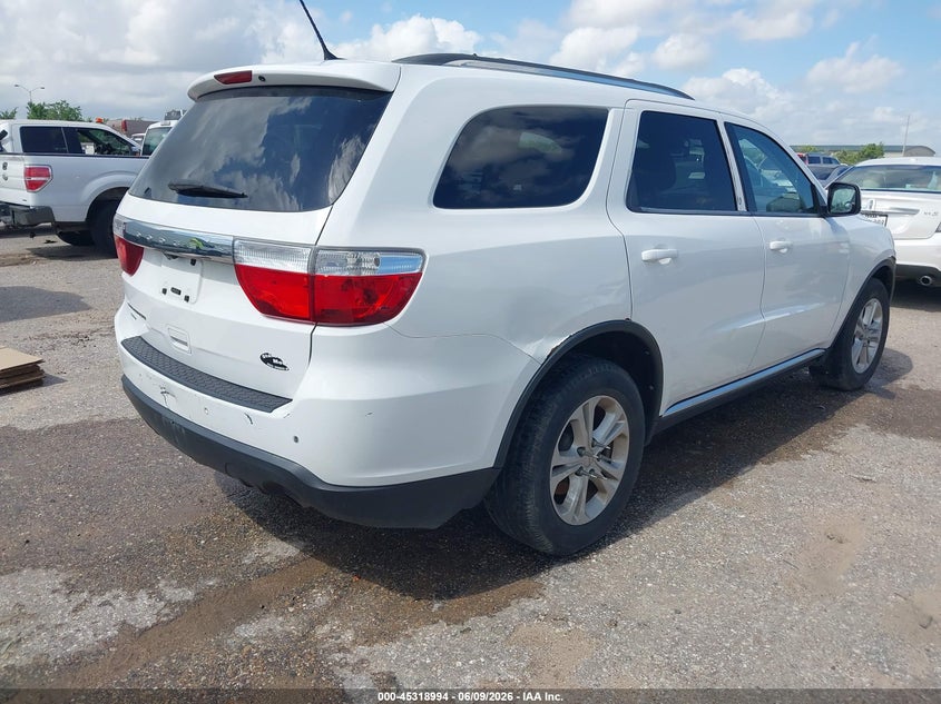 Vin: 1c4rdjag1dc582966, lot: 45816927, dodge durango sxt 20134