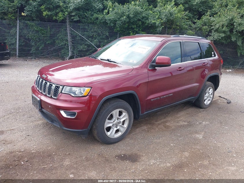 Vin: 1c4rjfag4hc706112, lot: 45816950, jeep grand cherokee laredo 4x4 20172