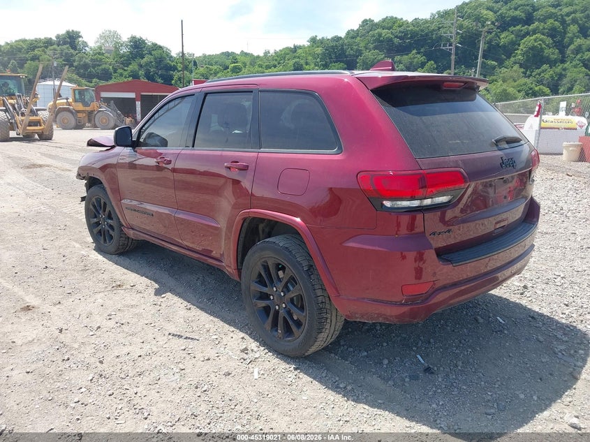 Vin: 1c4rjfag8jc280835, lot: 45816954, jeep grand cherokee altitude 4x4 20183
