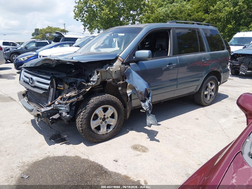 2006 Honda Pilot Ex-L 2HKYF18586H520224 photo 1
