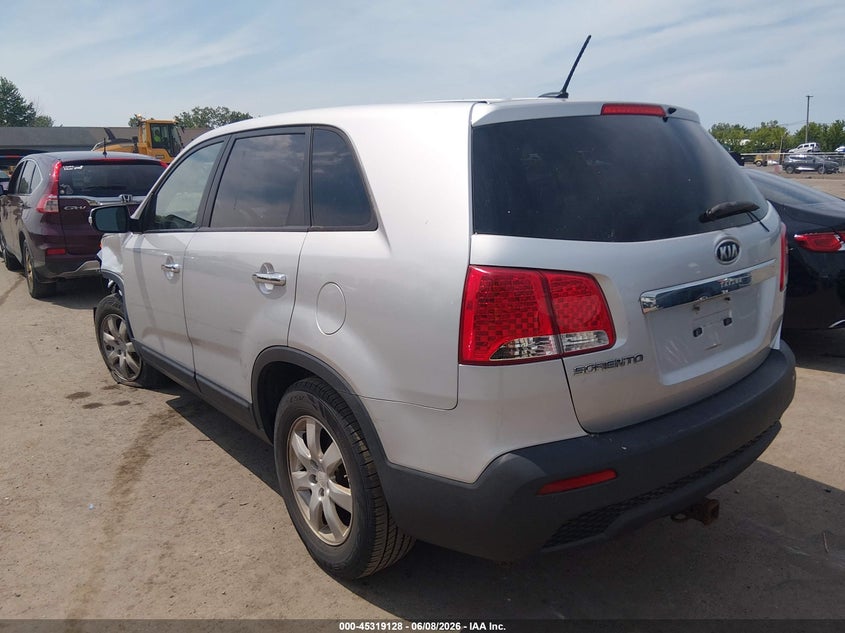 Vin: 5xykt3a15bg068834, lot: 45817061, kia sorento lx 20113