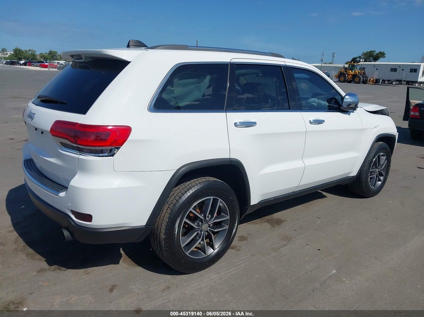 Vin: 1c4rjebg1hc943469, lot: 45817073, jeep grand cherokee limited 4x2 20174