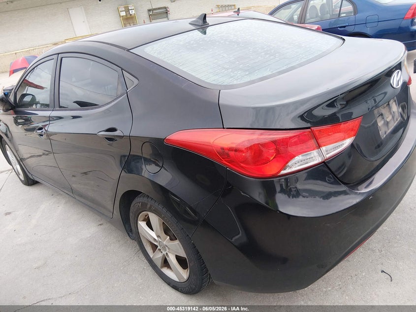 Vin: kmhdh4ae6du527952, lot: 45817075, hyundai elantra gls 20133