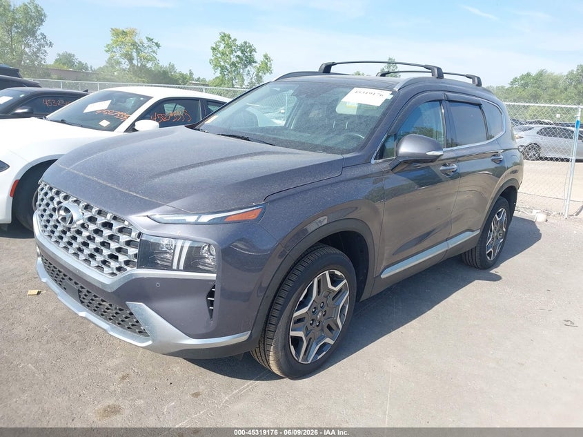 Vin: km8s7da28pu070968, lot: 45817109, hyundai santa fe plug-in hybrid limited 20232