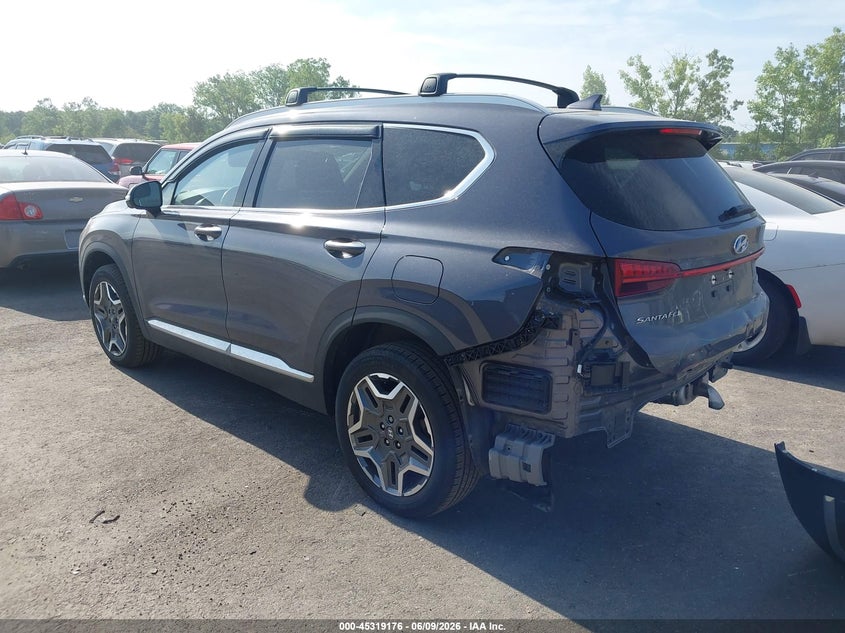 Vin: km8s7da28pu070968, lot: 45817109, hyundai santa fe plug-in hybrid limited 20233