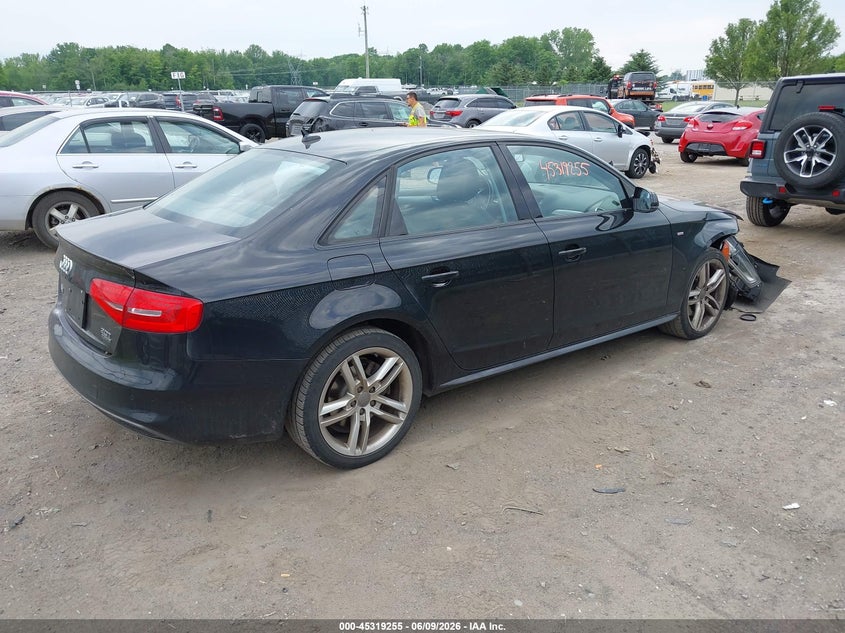 Vin: waubfafl3gn017707, lot: 45817188, audi a4 2.0t premium 20164