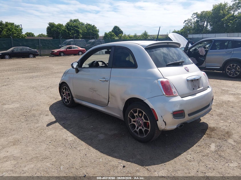 2012 FIAT 500 auction photo 3