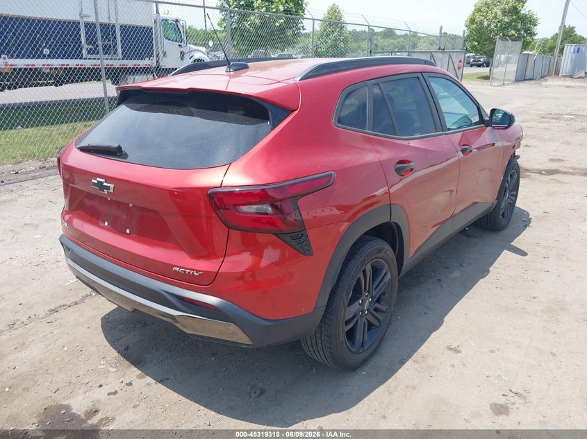 Vin: kl77lke22rc074766, lot: 45817251, chevrolet trax fwd activ 20244