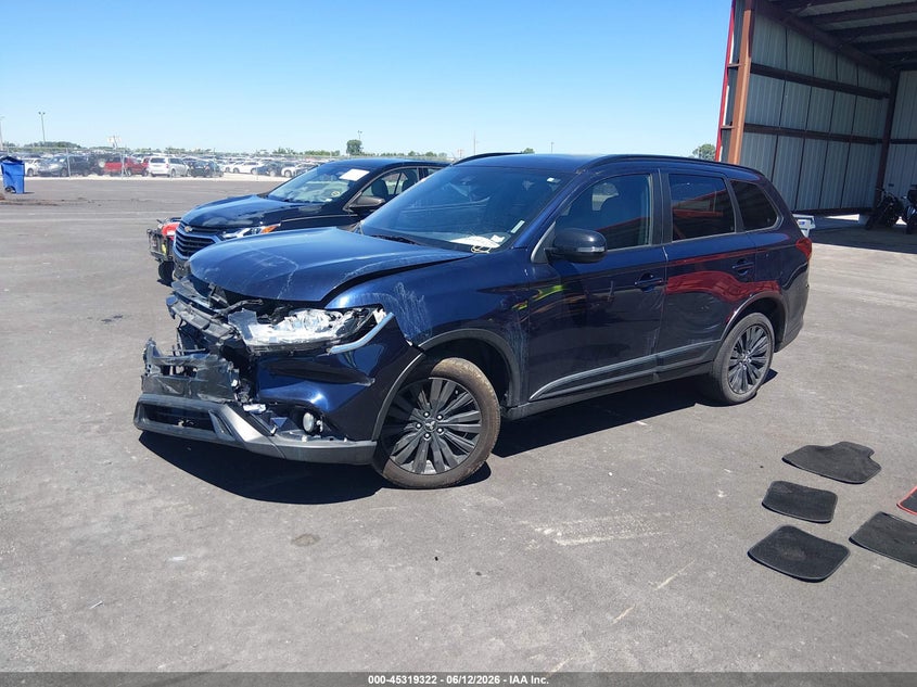 Vin: ja4az3a30lz013457, lot: 45817255, mitsubishi outlander le 2.4 s-awc 20202