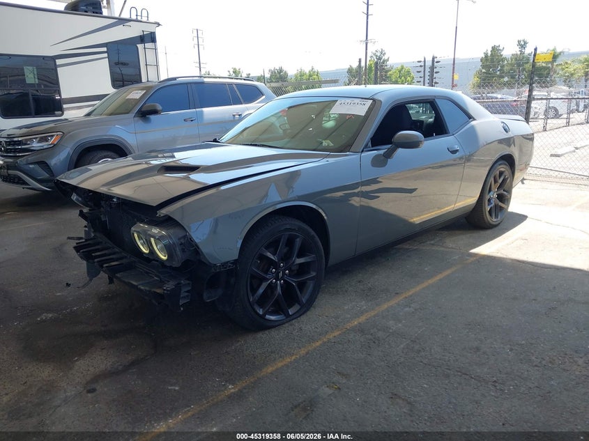 2019 Dodge Challenger 3.6 grey Lot 111045319358 Vin 2C3CDZAG7KH712865