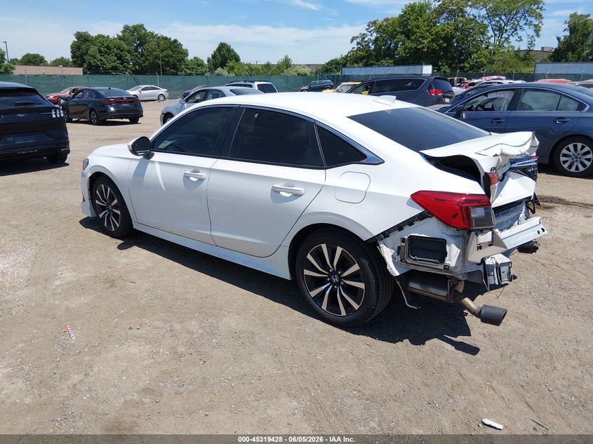 Vin: jhmfe1f79nx001313, lot: 45817361, honda civic ex 20223
