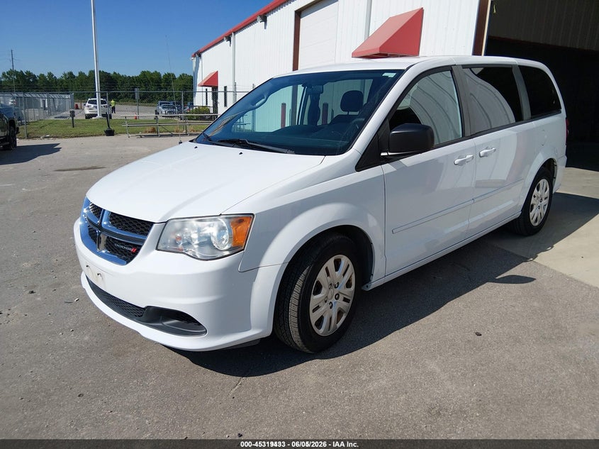 Vin: 2c4rdgbg9gr101553, lot: 45817366, dodge grand caravan se 20162