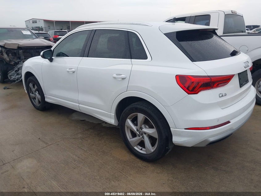 Vin: wa1aecf30l1115425, lot: 45817415, audi q3 premium 45 tfsi quattro tiptronic 20203