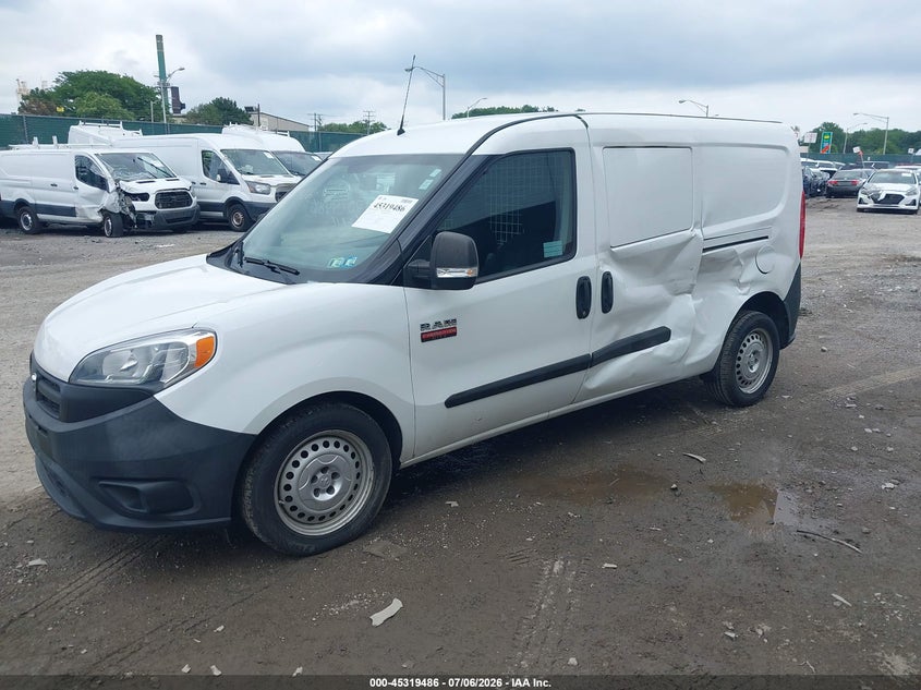 Vin: zfberfab1j6h42975, lot: 45817419, ram promaster city tradesman 20182