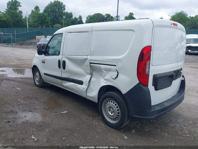 Vin: zfberfab1j6h42975, lot: 45817419, ram promaster city tradesman 20183