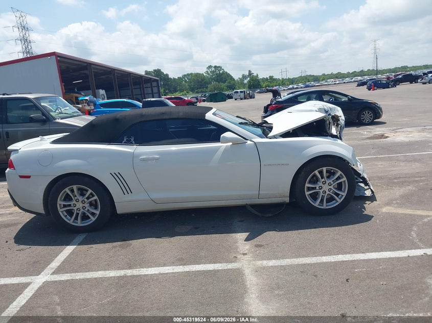 2014 Chevrolet Camaro 1Lt VIN: 2G1FB3D38E9127143 Lot: 45319524