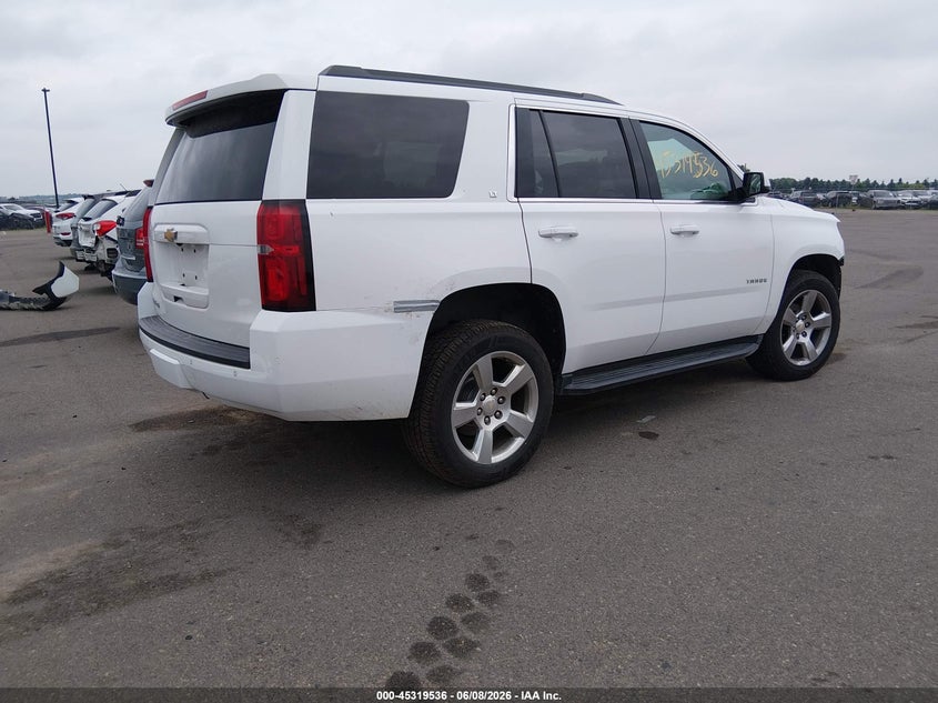 Vin: 1gnskbkc3gr236306, lot: 45817469, chevrolet tahoe lt 20164