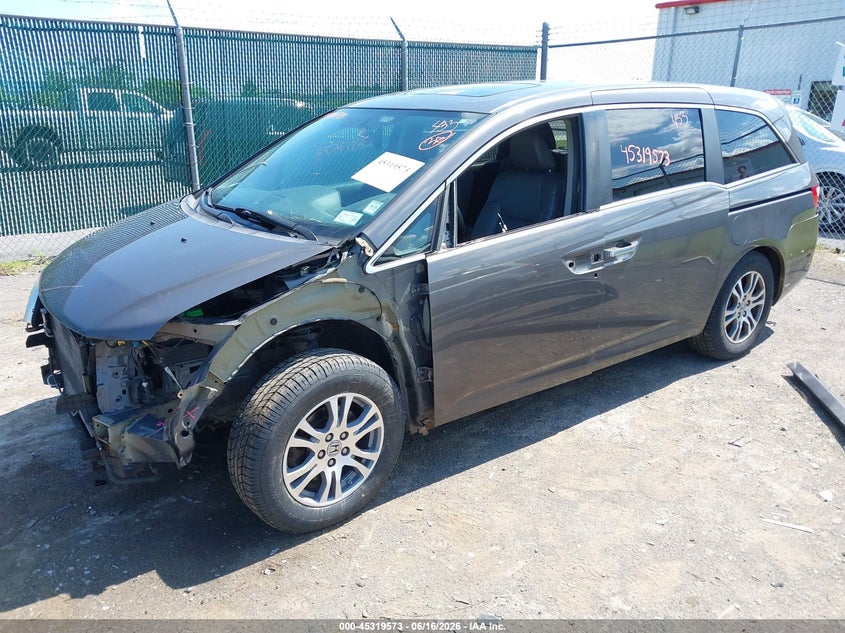 2013 Honda Odyssey Ex-L 5FNRL5H62DB068621 photo 1