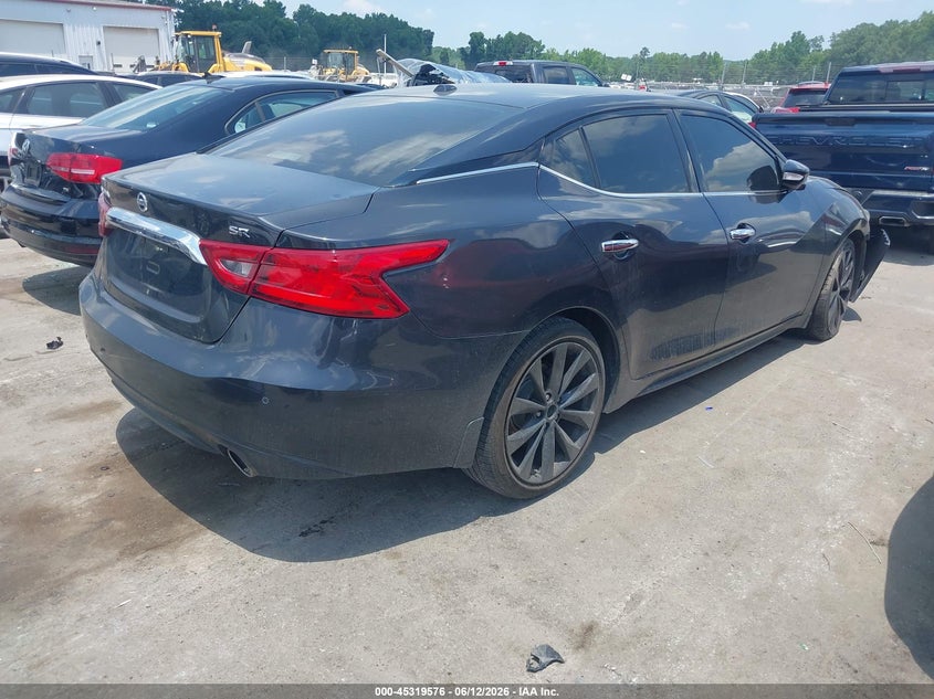 2016 NISSAN MAXIMA SEDAN 3.5L V-6 DOHC, VVT, 300HP