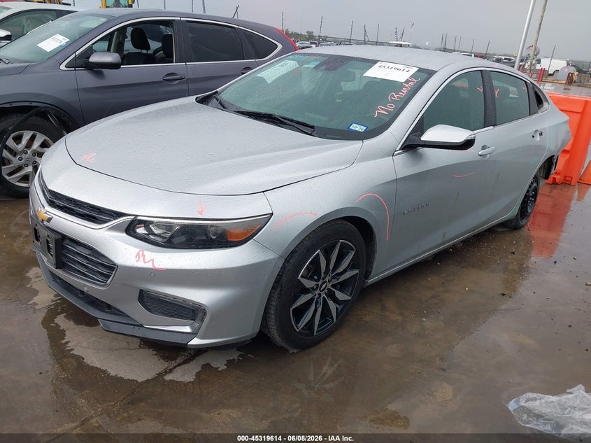 Vin: 1g1ze5st6hf261714, lot: 45817547, chevrolet malibu 1lt 20172