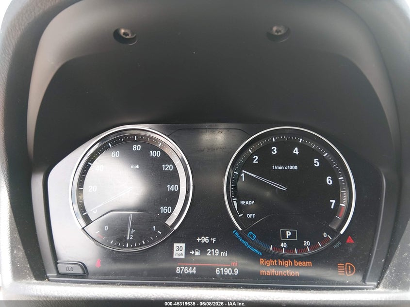 2021 BMW X1 Sdrive28I VIN: WBXJG7C00M5U21104 Lot: 45319635