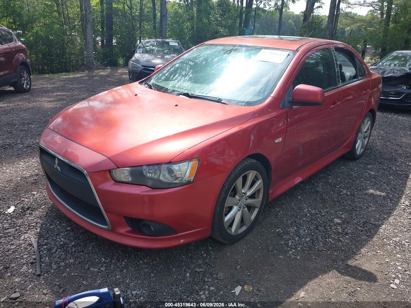 Vin: ja32u8fw7eu005525, lot: 45817576, mitsubishi lancer gt 20142