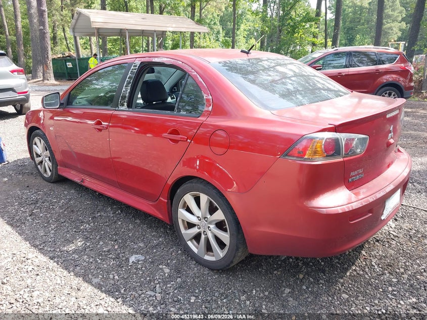 Vin: ja32u8fw7eu005525, lot: 45817576, mitsubishi lancer gt 20143