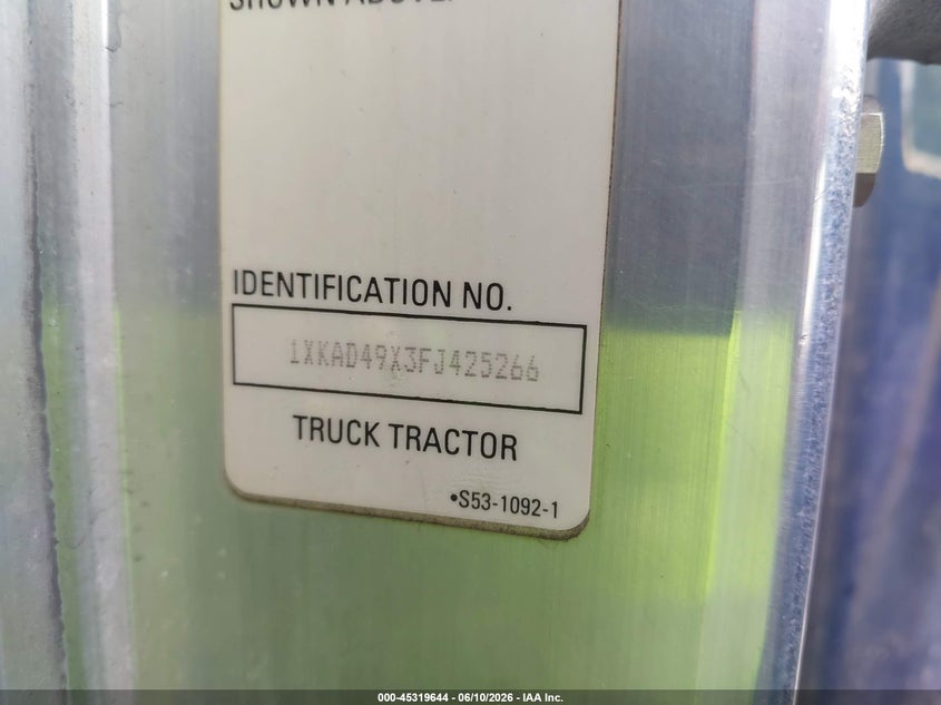 2015 OTHER KENWORTH CONSTRUCTION T660 TRUCK N/A