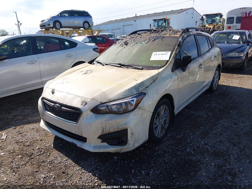 Vin: 4s3gtab64j3717126, lot: 45817580, subaru impreza 2.0i premium 20182