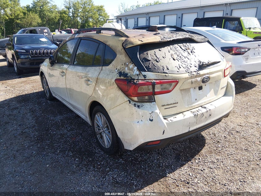 Vin: 4s3gtab64j3717126, lot: 45817580, subaru impreza 2.0i premium 20183