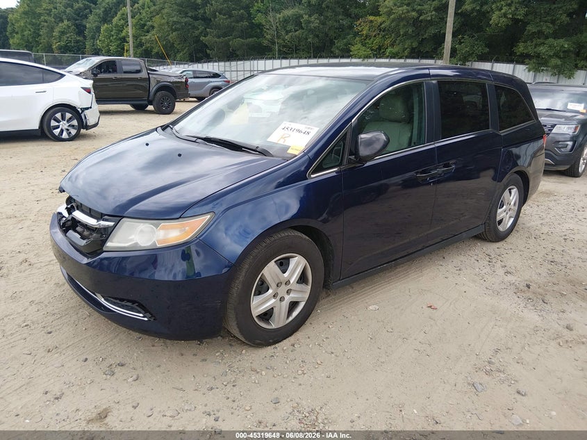 Vin: 5fnrl5h25gb158735, lot: 45817581, honda odyssey lx 20162