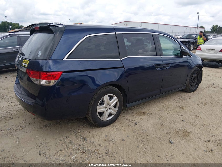 2016 HONDA ODYSSEY auction photo 4