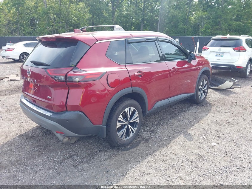 Vin: 5n1at3ba5mc807326, lot: 45817608, nissan rogue sv fwd 20214