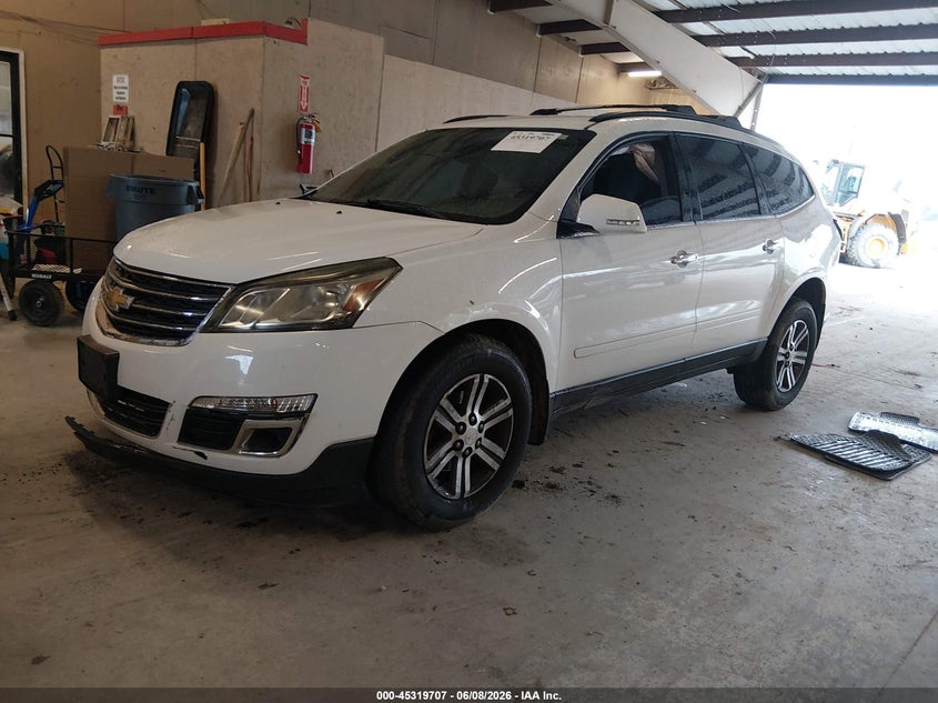 Vin: 1gnkrgkd6gj134286, lot: 45817640, chevrolet traverse 1lt 20162