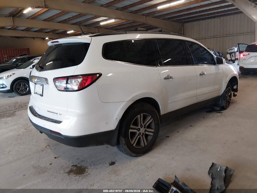 Vin: 1gnkrgkd6gj134286, lot: 45817640, chevrolet traverse 1lt 20164